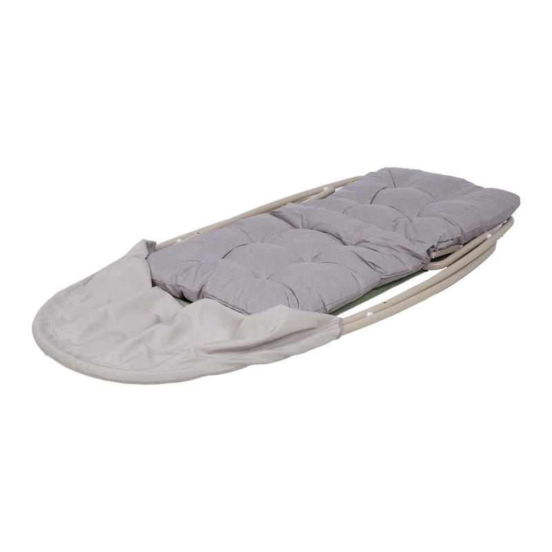 Vilostol Piper med canopy - Beige - Utemöbler - Utestol & trädgårdsstol - Solstolar - Strandstol