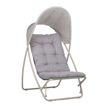 Vilostol Piper med canopy - Beige - Utemöbler - Utestol & trädgårdsstol - Solstolar - Strandstol
