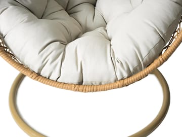 Solvero Hängstol utomhus - svart, beige - Utemöbler - Utestol & trädgårdsstol - Hängstol utomhus