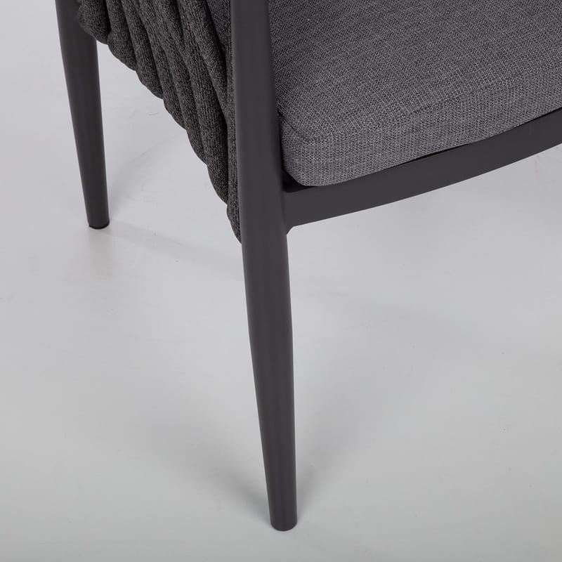 Stol Bristol 63x62x73 cm - Grå - Utemöbler - Utestol & trädgårdsstol - Utefåtölj & loungefåtölj