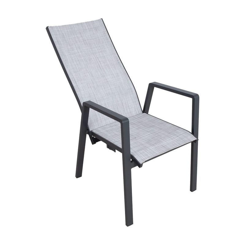 Stol Casper - Grå - Utemöbler - Utestol & trädgårdsstol - Positionsstol