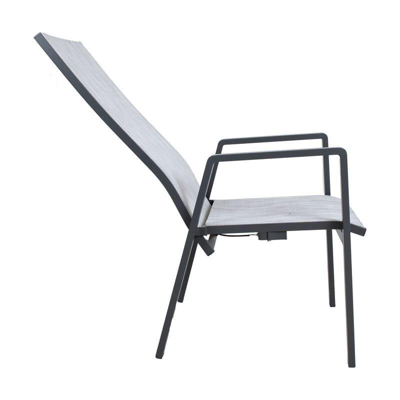 Stol Casper - Grå - Utemöbler - Utestol & trädgårdsstol - Positionsstol