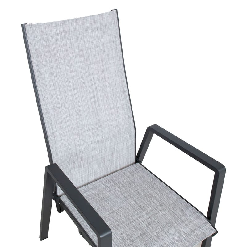 Stol Casper - Grå - Utemöbler - Utestol & trädgårdsstol - Positionsstol