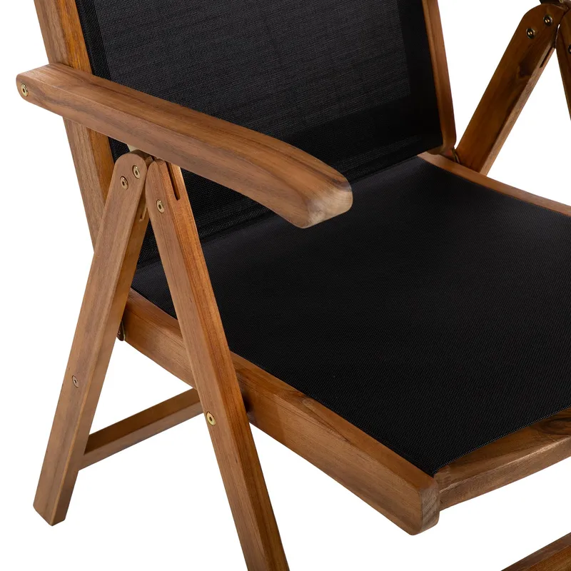 Stol Fabiola - Svart - Utemöbler - Utestol & trädgårdsstol - Positionsstol