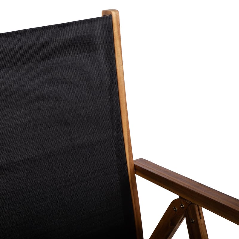 Stol Fabiola - Svart - Utemöbler - Utestol & trädgårdsstol - Positionsstol