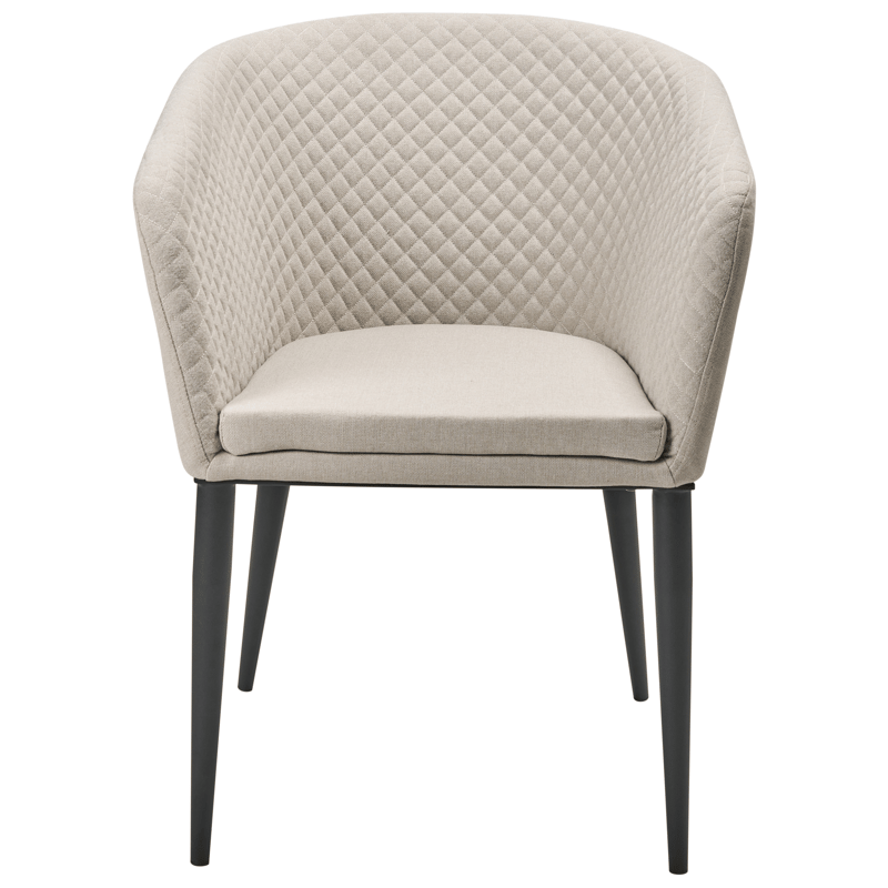 Stol utomhus Curgos - Beige/Svart - Utemöbler - Utestol & trädgårdsstol - Utefåtölj & loungefåtölj