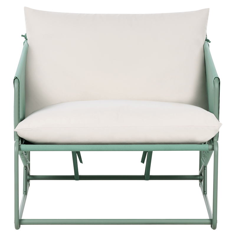 Stol utomhus med Dyna Ponte - Grön/Beige - Utemöbler - Utestol & trädgårdsstol - Utefåtölj & loungefåtölj