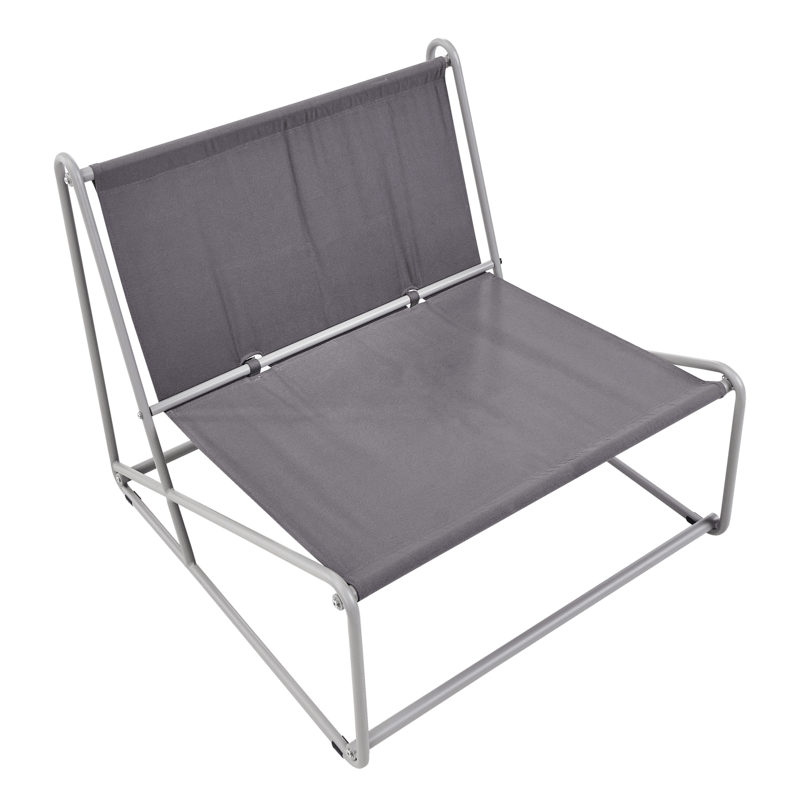 Stol utomhus med Dyna Pico Stål - Grå - Utemöbler - Utestol & trädgårdsstol - Utefåtölj & loungefåtölj