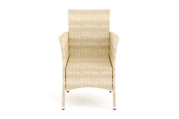 Thor Utefåtölj – Loungefåtölj Utemöbler i Konstrotting - Beige - Utemöbler - Utestol & trädgårdsstol - Utefåtölj & loungefåtölj