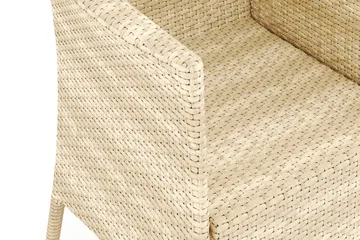 Thor Utefåtölj – Loungefåtölj Utemöbler i Konstrotting - Beige - Utemöbler - Utestol & trädgårdsstol - Utefåtölj & loungefåtölj