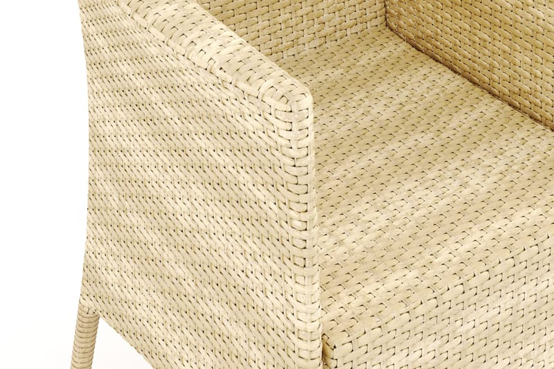 Thor Utefåtölj – Loungefåtölj Utemöbler i Konstrotting - Beige - Utemöbler - Utestol & trädgårdsstol - Utefåtölj & loungefåtölj