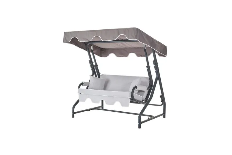 Trädgårdsdubbelgunga Laziuki (170 x 165 x 110 cm) Flerfärgad - Flerfärgad - Utemöbler - Utestol & trädgårdsstol - Hängstol utomhus