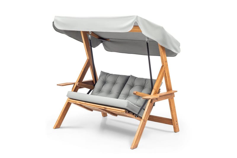 Trädgårdsdubbelgunga Limca Gunga Grå, Grå