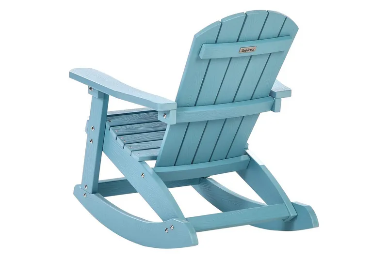 Trädgårdsgungstol Adirondack - Blå - Utemöbler - Utestol & trädgårdsstol - Gungstol utomhus