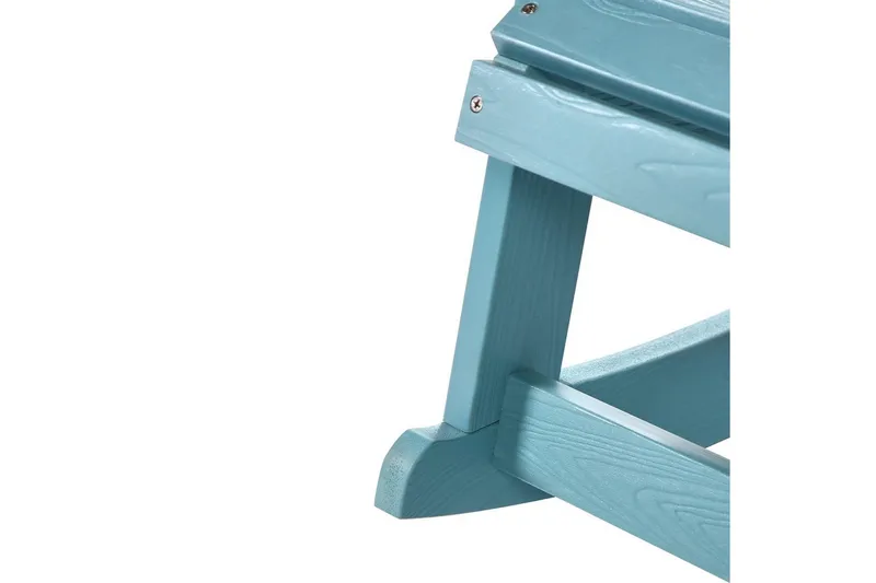 Trädgårdsgungstol Adirondack - Blå - Utemöbler - Utestol & trädgårdsstol - Gungstol utomhus