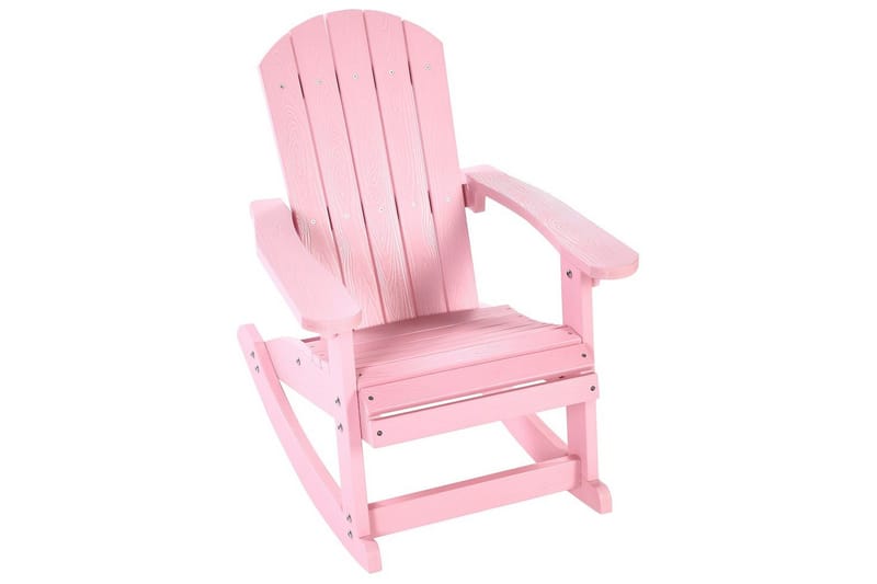 Trädgårdsgungstol Adirondack - Rosa - Utemöbler - Utestol & trädgårdsstol - Gungstol utomhus