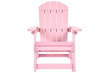 Trädgårdsgungstol Adirondack - Rosa - Utemöbler - Utestol & trädgårdsstol - Gungstol utomhus