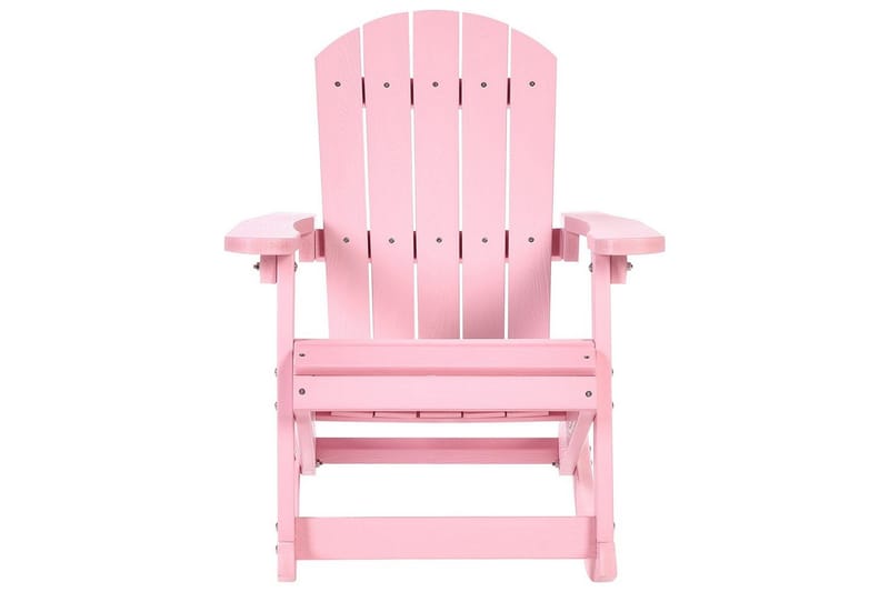 Trädgårdsgungstol Adirondack - Rosa - Utemöbler - Utestol & trädgårdsstol - Gungstol utomhus