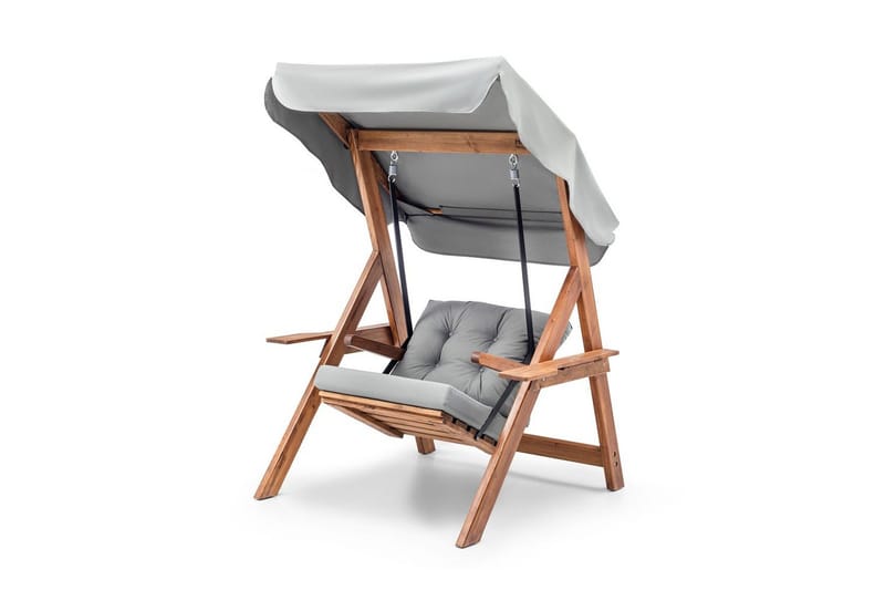 Trädgårdssingelgunga Limca Gunga Grå - Grå - Utemöbler - Utestol & trädgårdsstol - Hängstol utomhus