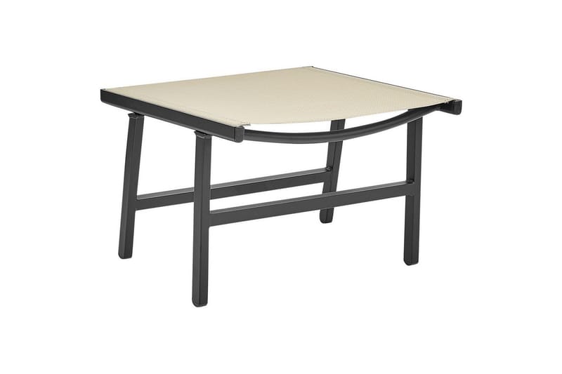 Trädgårdsstol Marceddi - Beige, svart - Utemöbler - Utestol & trädgårdsstol - Utefåtölj & loungefåtölj