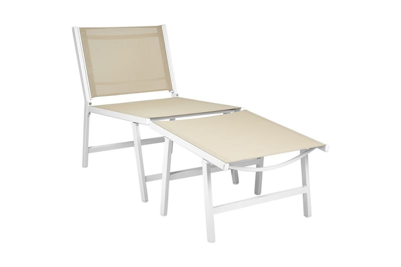 Trädgårdsstol Marceddi, Beige, vit