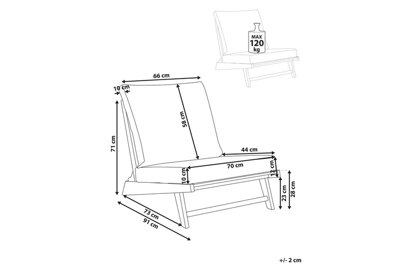 Trädgårdsstol Micciano - Utemöbler - Utestol & trädgårdsstol - Utefåtölj & loungefåtölj