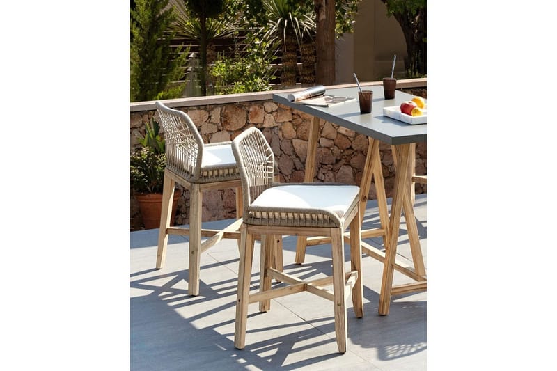 Trädgårdsstol set om 2 Talamone - Utemöbler - Utestol & trädgårdsstol - Barstol utomhus