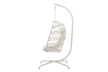 Trezza Hängstol Utomhus 75x70 cm - Beige - Utemöbler - Utestol & trädgårdsstol - Hängstol utomhus