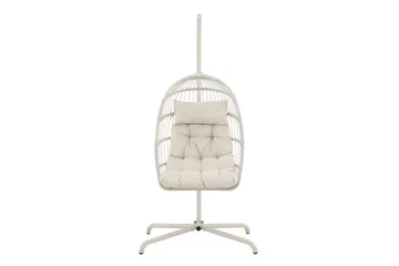 Trezza Hängstol Utomhus 75x70 cm - Beige - Utemöbler - Utestol & trädgårdsstol - Hängstol utomhus