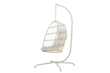 Trezza Hängstol Utomhus 75x70 cm - Beige - Utemöbler - Utestol & trädgårdsstol - Hängstol utomhus