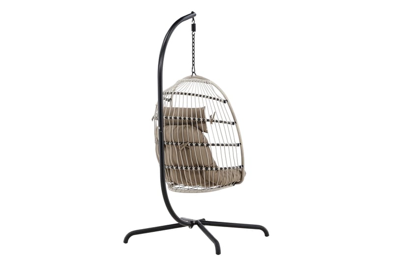Trezza Hängstol Utomhus 75x70 cm - Grå - Utemöbler - Utestol & trädgårdsstol - Hängstol utomhus