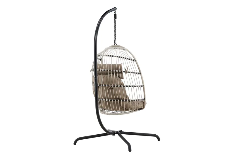 Trezza Hängstol Utomhus 75x70 cm - Grå - Utemöbler - Utestol & trädgårdsstol - Hängstol utomhus