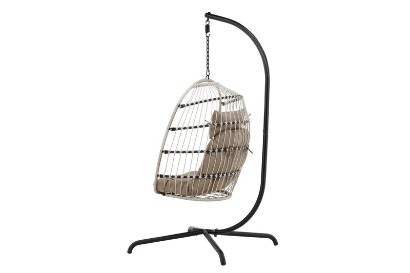 Trezza Hängstol Utomhus 75x70 cm - Grå - Utemöbler - Utestol & trädgårdsstol - Hängstol utomhus