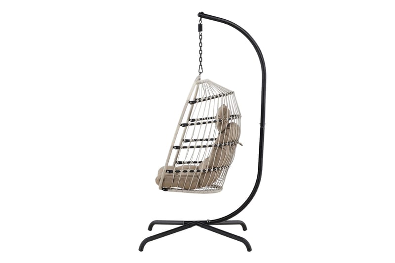Trezza Hängstol Utomhus 75x70 cm - Grå - Utemöbler - Utestol & trädgårdsstol - Hängstol utomhus
