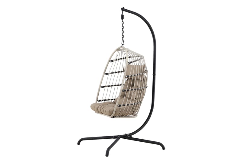 Trezza Hängstol Utomhus 75x70 cm - Grå - Utemöbler - Utestol & trädgårdsstol - Hängstol utomhus