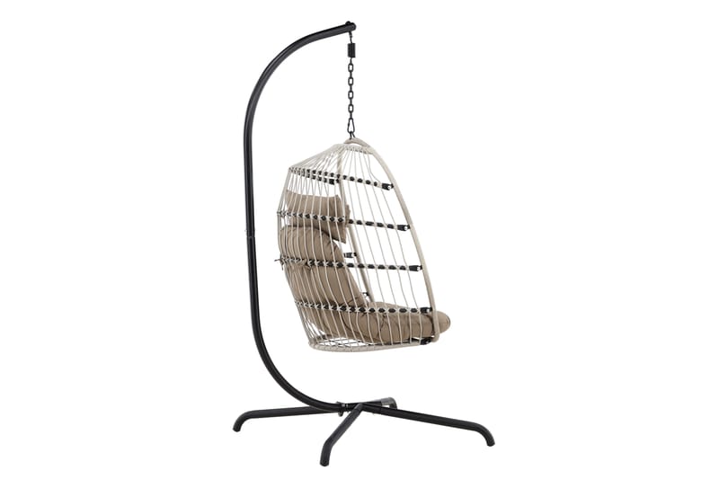Trezza Hängstol Utomhus 75x70 cm - Grå - Utemöbler - Utestol & trädgårdsstol - Hängstol utomhus