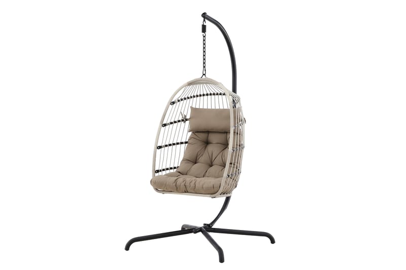 Trezza Hängstol Utomhus 75x70 cm - Grå - Utemöbler - Utestol & trädgårdsstol - Hängstol utomhus