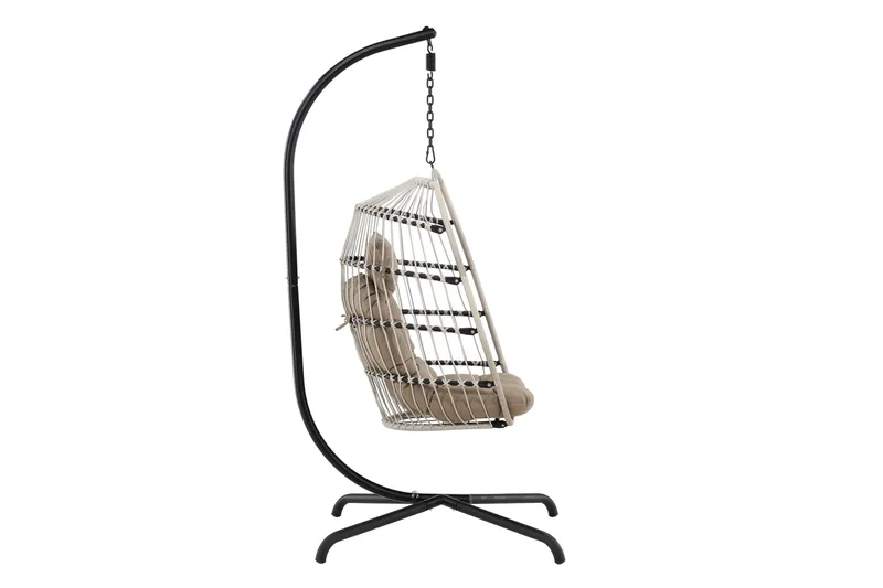 Trezza Hängstol Utomhus 75x70 cm - Grå - Utemöbler - Utestol & trädgårdsstol - Hängstol utomhus