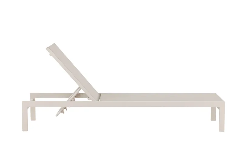 Tunis Solsäng Beige - Beige - Utemöbler - Utestol & trädgårdsstol - Solsäng & Solvagnar