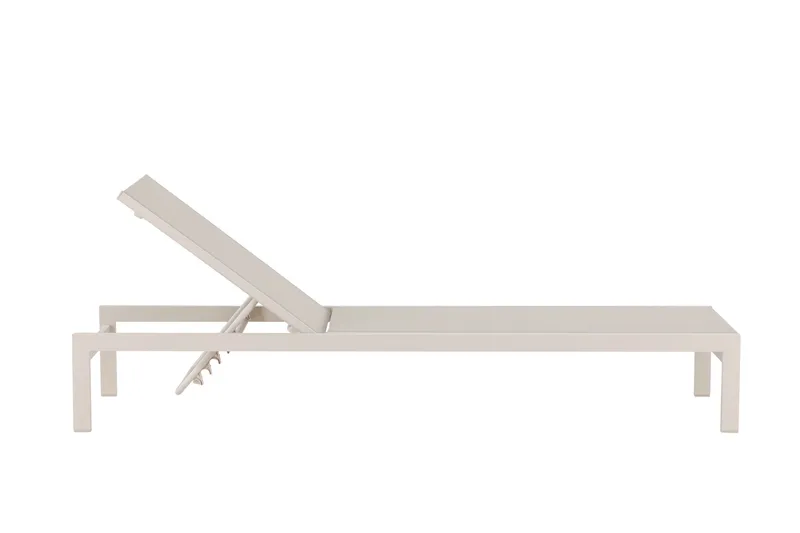 Tunis Solsäng Beige - Beige - Utemöbler - Utestol & trädgårdsstol - Solsäng & Solvagnar