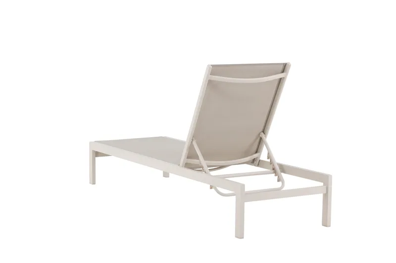 Tunis Solsäng Beige - Beige - Utemöbler - Utestol & trädgårdsstol - Solsäng & Solvagnar