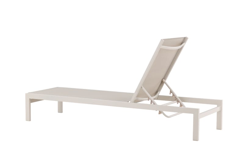 Tunis Solsäng Beige - Beige - Utemöbler - Utestol & trädgårdsstol - Solsäng & Solvagnar