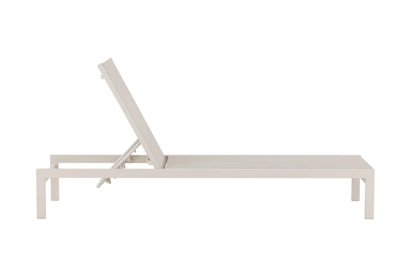 Tunis Solsäng Beige - Beige - Utemöbler - Utestol & trädgårdsstol - Solsäng & Solvagnar