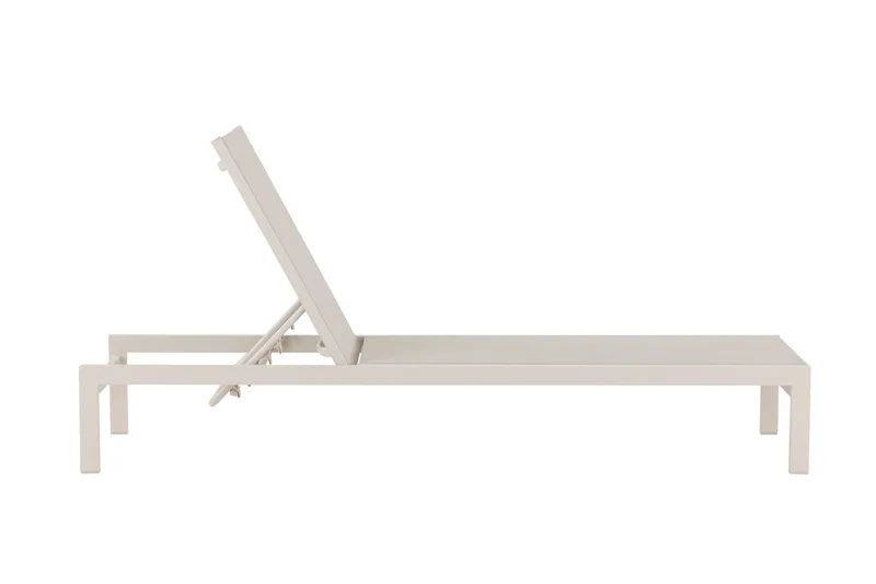 Tunis Solsäng Beige - Beige - Utemöbler - Utestol & trädgårdsstol - Solsäng & Solvagnar
