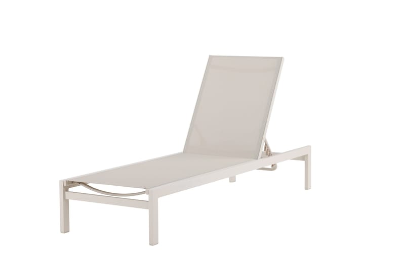 Tunis Solsäng Beige - Beige - Utemöbler - Utestol & trädgårdsstol - Solsäng & Solvagnar