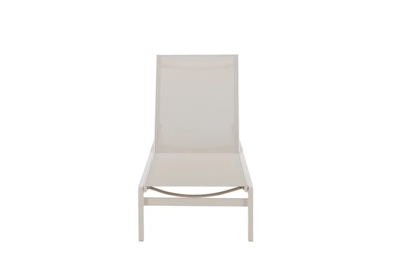 Tunis Solsäng Beige - Beige - Utemöbler - Utestol & trädgårdsstol - Solsäng & Solvagnar