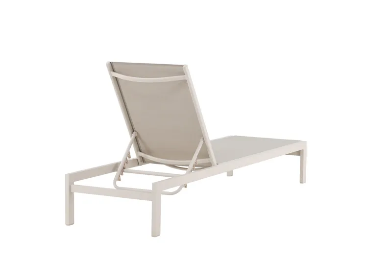 Tunis Solsäng Beige - Beige - Utemöbler - Utestol & trädgårdsstol - Solsäng & Solvagnar