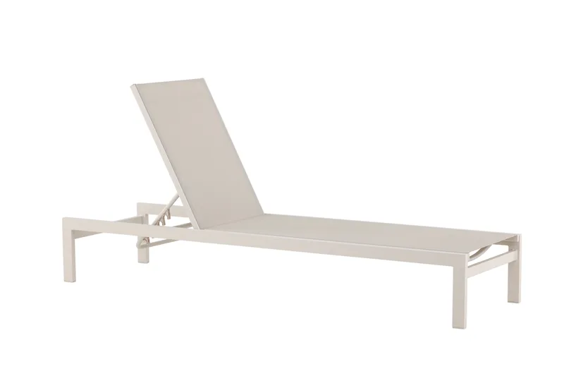 Tunis Solsäng Beige - Beige - Utemöbler - Utestol & trädgårdsstol - Solsäng & Solvagnar