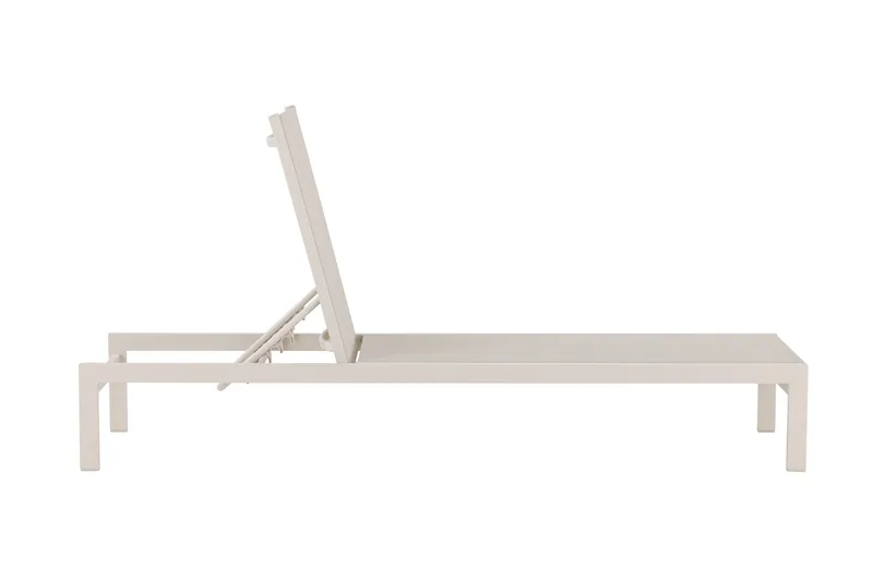 Tunis Solsäng Beige - Beige - Utemöbler - Utestol & trädgårdsstol - Solsäng & Solvagnar