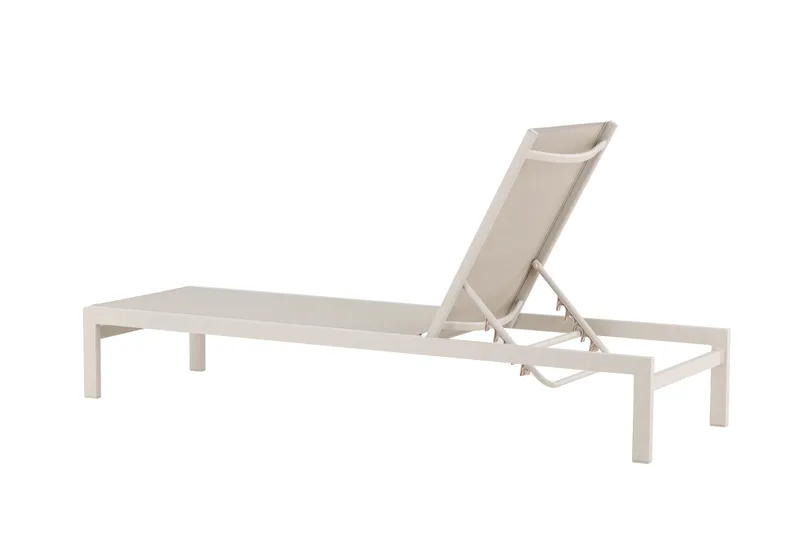 Tunis Solsäng Beige - Beige - Utemöbler - Utestol & trädgårdsstol - Solsäng & Solvagnar